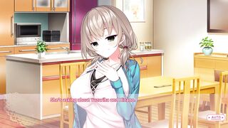 Ayane Route 4: Big boobs MILF gets a facial cumshot and creampie in Hentai action