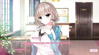 Ayane Route 4: Big boobs MILF gets a facial cumshot and creampie in Hentai action