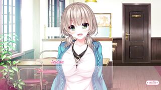 Ayane Route 4: Big boobs MILF gets a facial cumshot and creampie in Hentai action