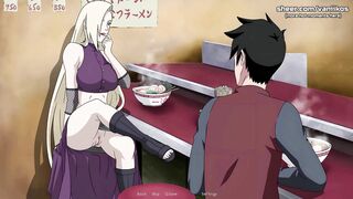 Ino Yamanaka, the busty blonde teen, gets creampied in public after getting pounded by Naruto in Naruto: Kunoichi Trainer - 2 image