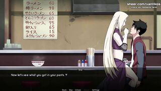 Ino Yamanaka, the busty blonde teen, gets creampied in public after getting pounded by Naruto in Naruto: Kunoichi Trainer - 3 image