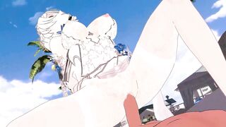 Aether Gazer & Geng Chen have intense sex in 3D Hentai animation