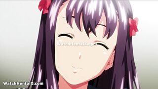 Watch me and my hot girlfriend get down and dirty in anime Hentai with a big load of cum in our mouths - 3 image