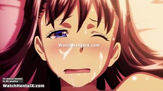 Watch me and my hot girlfriend get down and dirty in anime Hentai with a big load of cum in our mouths - 9 image