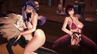 Compilation of random hentai games with busty anime babes
