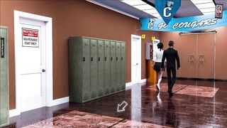 My busty art teacher gets a huge white cock in Lost Love #16 - My Slutty Art Teacher Recognized!