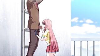 Japanese teen moans while getting her pussy pounded and filled with cream