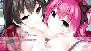 Nayuta and Matsuri Route 2: The ultimate hentai action with a big dick and a cumshot finale!