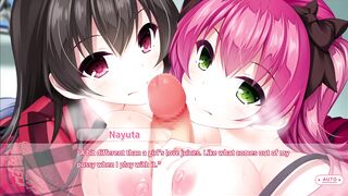 Nayuta and Matsuri Route 2: The ultimate hentai action with a big dick and a cumshot finale!