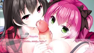 Nayuta and Matsuri Route 2: The ultimate hentai action with a big dick and a cumshot finale!