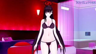 Nanagami Rin and Tsukatsuki Rio's intense sex game in Blue Archive Hentai