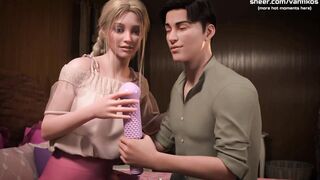 Innocent Little Step Sister's First Time Anal: Taboo Hentai Game with Busty Hentai Anime Action - 1 image