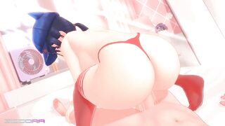 Compilation of MiSide hentai sex scenes featuring Mita - 4 image