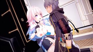 Enjoy the ultimate MMD experience with Honkai Star's characters1 - An anime hentai