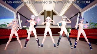 Enjoy the ultimate MMD experience with Honkai Star's characters1 - An anime hentai
