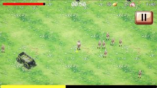 Knight saves his virginity for a hot and heavy Hentai Game with a massive cumshot!