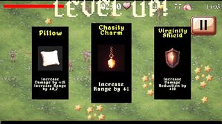 Knight saves his virginity for a hot and heavy Hentai Game with a massive cumshot!