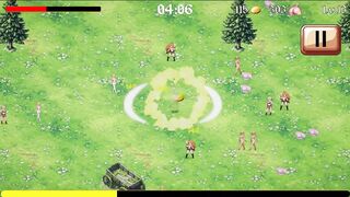 Knight saves his virginity for a hot and heavy Hentai Game with a massive cumshot!