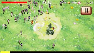 Knight saves his virginity for a hot and heavy Hentai Game with a massive cumshot!