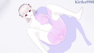 oppai & Nijisanji VTuber Hentai game: Haruka gets pounded hard with her huge tits bouncing in 3D