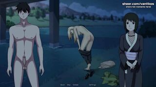 Watch a busty blonde MILF with perfect skin take a public underwater pounding with an 18yo boy in Naruto: Kunoichi Trainer! - 8 image