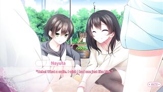 Matsuri Route 2 end with a big load of jizz in her mouth and in her big tits