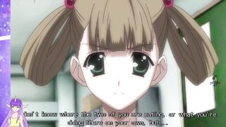 School Days Hentai Part 9: Sexy Brunette with Big Boobs Gamer Plays with Herself