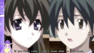 School Days Hentai Part 9: Sexy Brunette with Big Boobs Gamer Plays with Herself