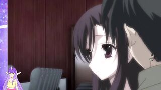 School Days Hentai Part 9: Sexy Brunette with Big Boobs Gamer Plays with Herself - 7 image