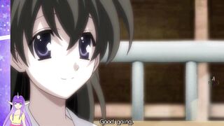 School Days Hentai Part 9: Sexy Brunette with Big Boobs Gamer Plays with Herself