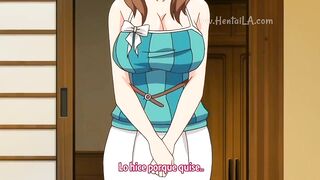 Sexy Milf in hentai gets her big dick pounded by a big one - 1 image