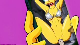 Big-titted housewife cheats on cuckold husband with a pink couch creampie