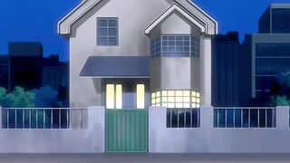 Hot threesome with sister and friend in hentai action