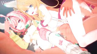 Genshin Impact Hentai: Double Penetration with Double Creamshots in Ecchi Anime - 4 image