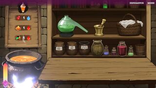 Kinky sorceress gets impregnated by a robot while getting gangbanged in 3D animation