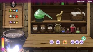 Kinky sorceress gets impregnated by a robot while getting gangbanged in 3D animation