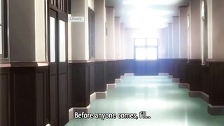 Naughty hentai teen rewards with a hot blowjob