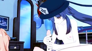 Aether Fucking Hentai Anime with Busty Ecchi Action - Genshin Impact