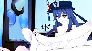 Aether Fucking Hentai Anime with Busty Ecchi Action - Genshin Impact