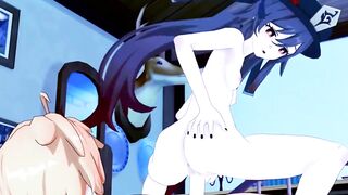 Aether Fucking Hentai Anime with Busty Ecchi Action - Genshin Impact