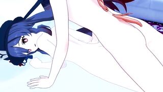 Aether Fucking Hentai Anime with Busty Ecchi Action - Genshin Impact