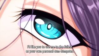 Watch this cosplay hentai with big tits & ass get a rough deepthroat from two guys in a schoolgirl-on-girl he - 2 image