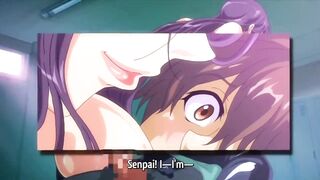 Watch this cosplay hentai with big tits & ass get a rough deepthroat from two guys in a schoolgirl-on-girl he - 5 image