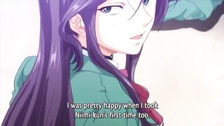 Watch this cosplay hentai with big tits & ass get a rough deepthroat from two guys in a schoolgirl-on-girl he