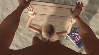 Episode 1 of Hentai Uncensored: Hot Sex on the Beach with a Big Natural Tits and Ass