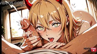 Denji & Power Pic Collection - Japanese Asian Anime Game Porn Video - Uncensored! - 6 image