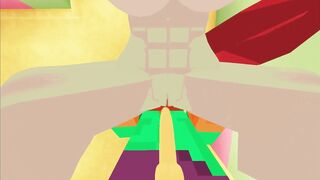 Watch this busty MILF get filled with delicious milk in a Minecraft Jenny video game! - 1 image