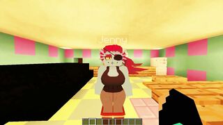 Watch this busty MILF get filled with delicious milk in a Minecraft Jenny video game! - 10 image