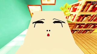 Watch this busty MILF get filled with delicious milk in a Minecraft Jenny video game! - 6 image