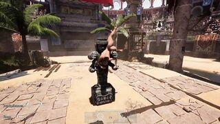 Lara Croft goes deep in an ancient statue & takes a massive creampie in 3D hentai - 3 image